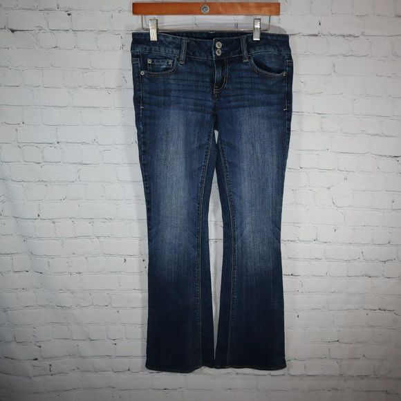American Eagle Outfitters Denim - American Eagle Dark Wash Artist Stretch Flare Jeans Women's Size 4